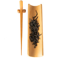 Bamboo Cha He, Cha Chi & Cha Zhen (Tea Holder, Spoon & Pin)