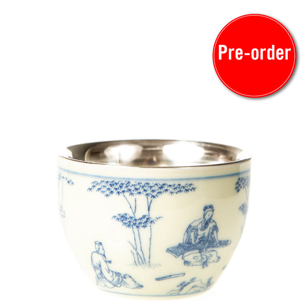 Silver Tea Cup (Silver-lined Porcelain)