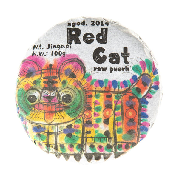 Red Cat Jingmai Raw Pu-erh Tea Cake