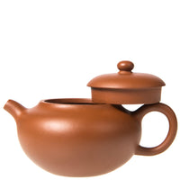 "Persimmon" Shi Yuan Yixing Teapot (ZiSha: ZhuNi)